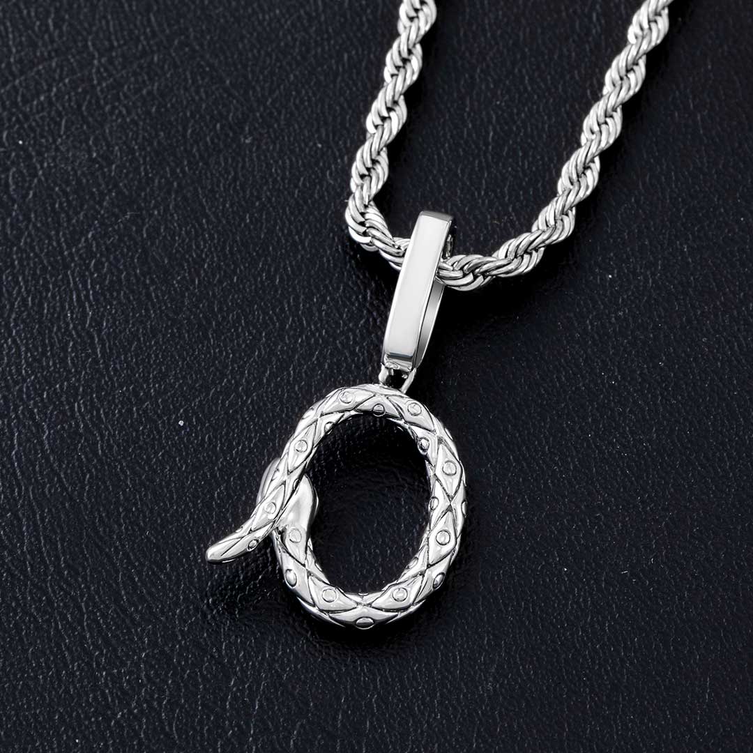 Snake Letters Pendant Bold Statement Style With Street Luxury - Image 4