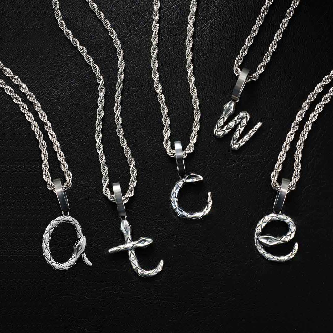 Snake Letters Pendant Bold Statement Style With Street Luxury - Image 5
