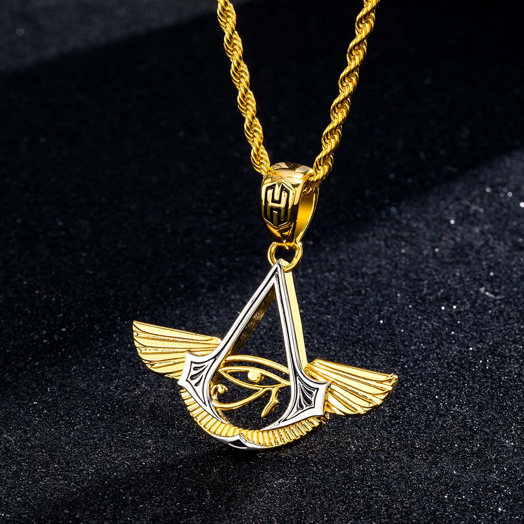 Eye Of Horus Wings Pendant Bold Statement Style With Street Luxury