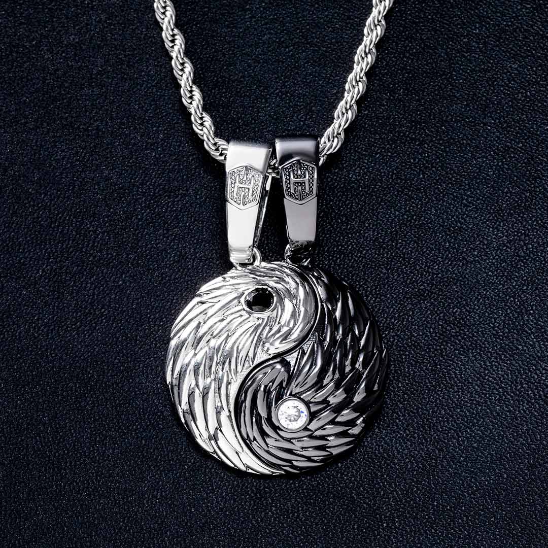 2pc Yin Yang Magnetic Pendant Bold Statement Style With Street Luxury - Image 3