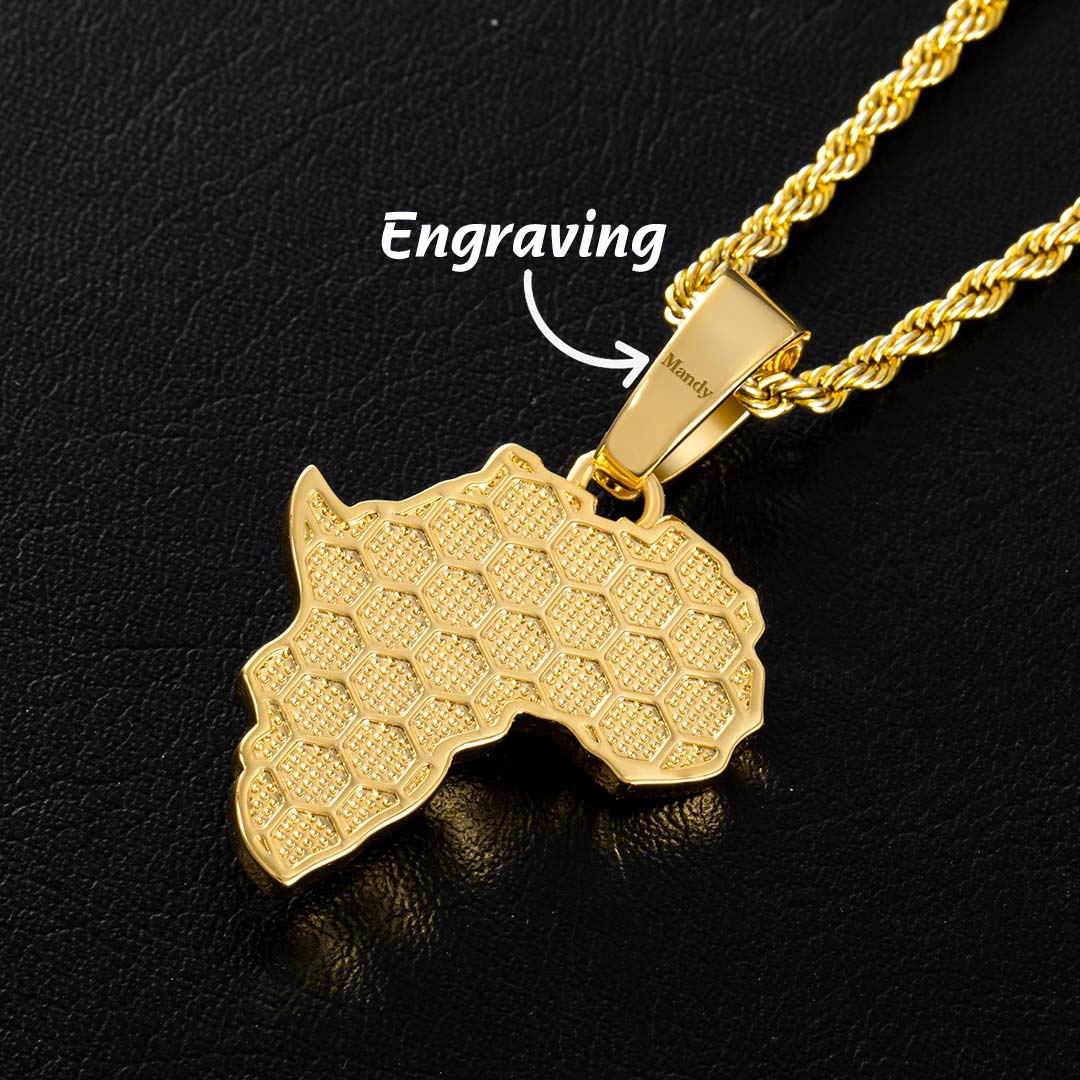 Fist Power In Pan African Pendant Moissanite With Street Luxury Shine - Image 5
