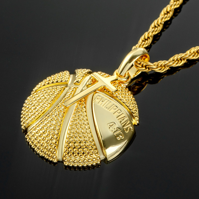 Basketball And Cross Pendant Bold Statement Style With Street Luxury - Image 5