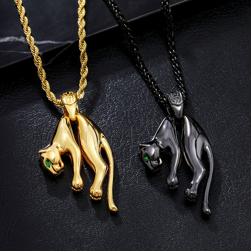 Iced Out Panther Pendant Gold Premium Look Without Heavy Price