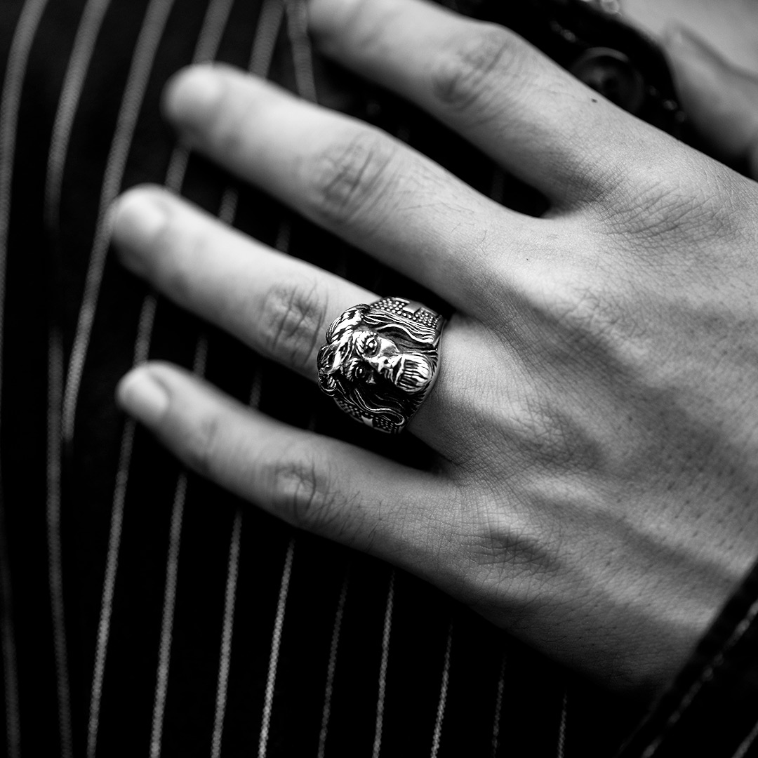 Jesus Christ Cross Stainless Steel Christian Ring With Street Luxury Shine - Image 5