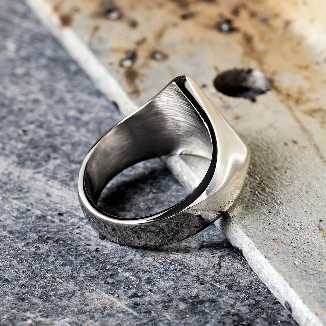 Valknut Viking Stainless Steel Ring Bold Statement Style With Street Luxury - Image 5