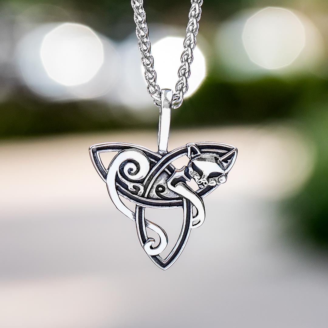 Celtic Fox Stainless Steel Pendant Bold Statement Style With Street Luxury - Image 4