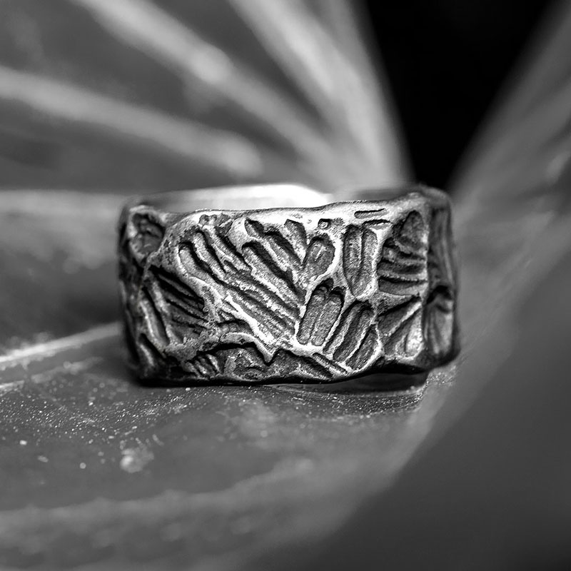 Viking Odin Valknut Stainless Steel Ring Silver With Street Luxury Shine - Image 3