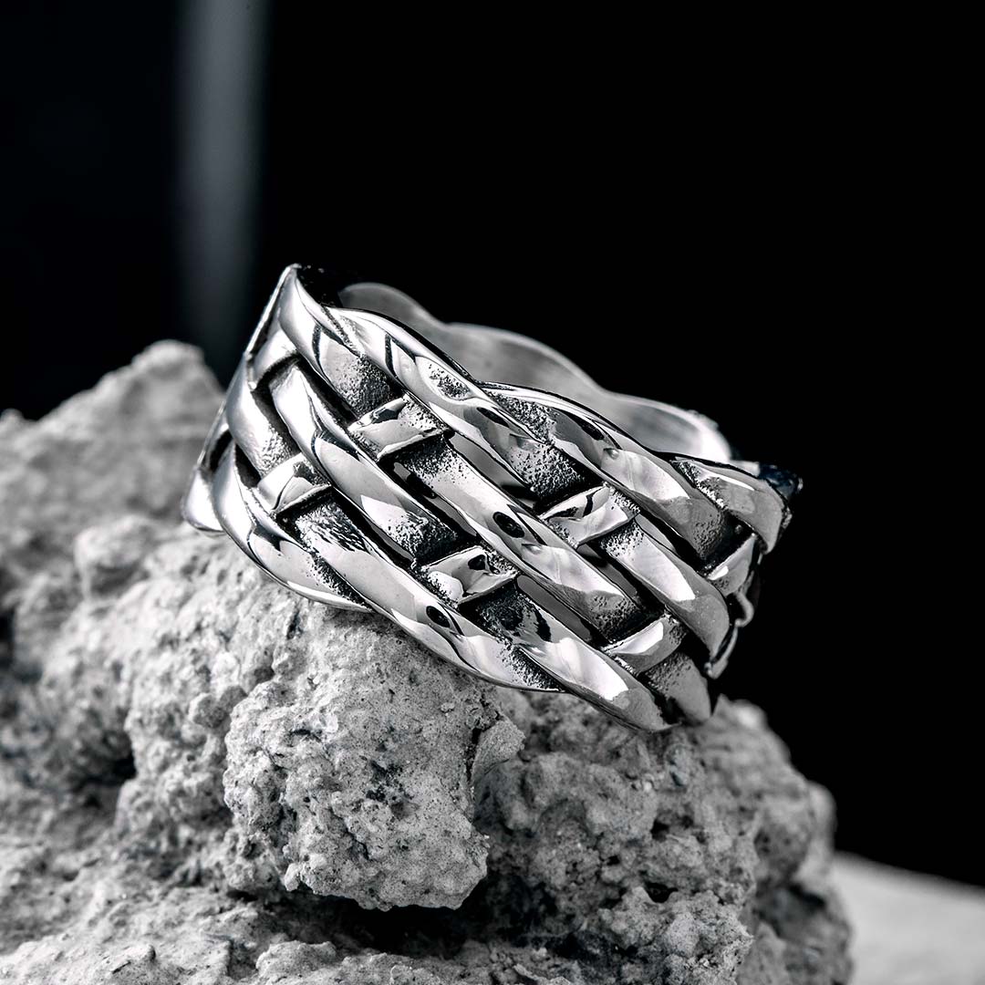 Celtic Knot Stainless Steel Ring Bold Statement Style With Street Luxury