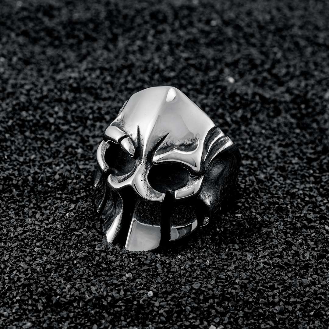 Spartan Skull Stainless Steel Ring Bold Statement Style With Street Luxury - Image 3