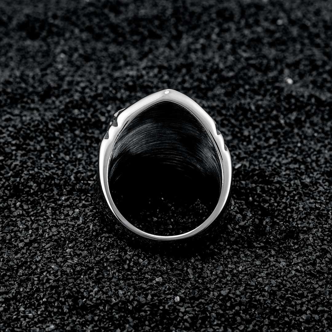 Spartan Skull Stainless Steel Ring Bold Statement Style With Street Luxury - Image 5