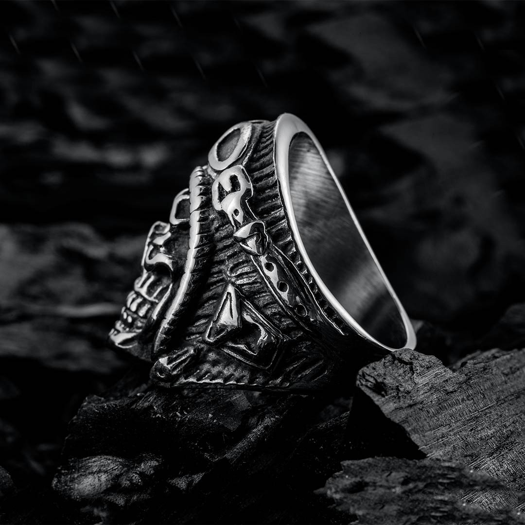 Retro Skull Stainless Steel Ring Bold Statement Style With Street Luxury - Image 4