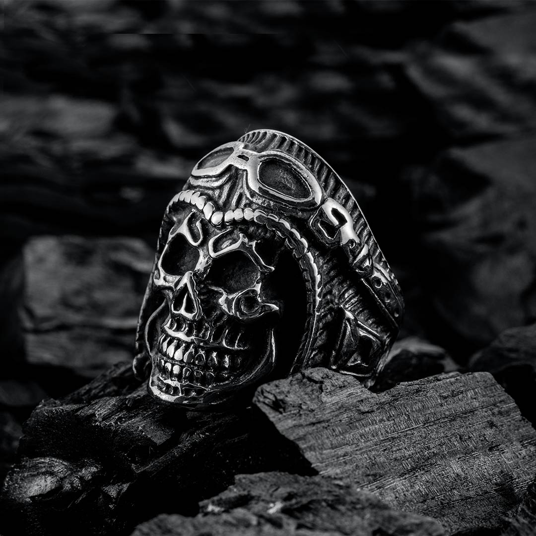 Retro Skull Stainless Steel Ring Bold Statement Style With Street Luxury