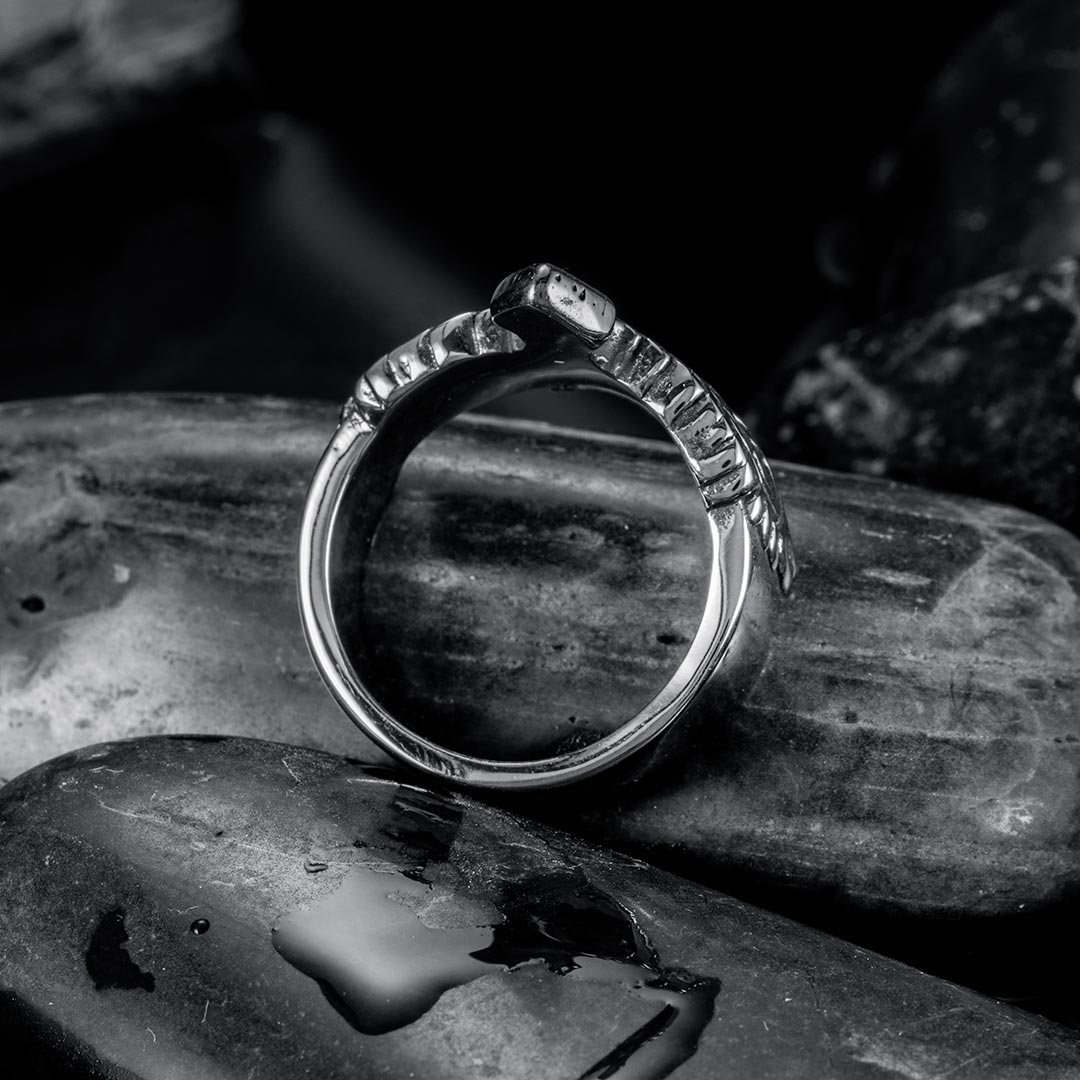 Eagle Viking Celtic Knot Stainless Steel Ring With Street Luxury Shine - Image 5
