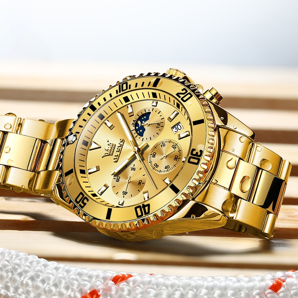 Multi-functional Waterproof Luminous Men's Quartz Stainless Steel Wrist - Image 6
