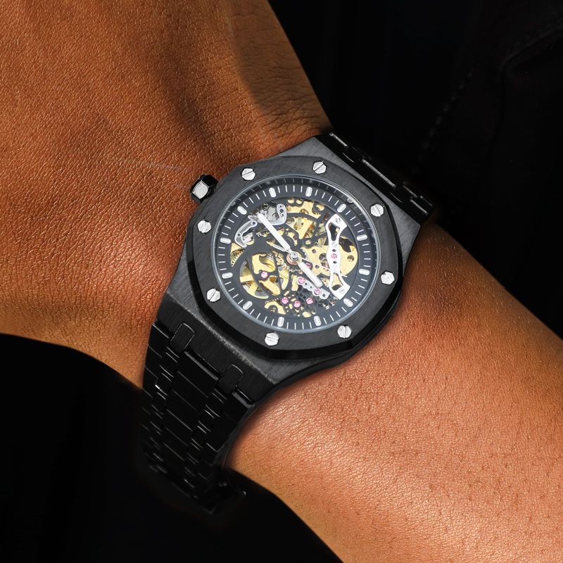 Skeleton Luminous Automatic Watch Bold Statement Style With Street Luxury