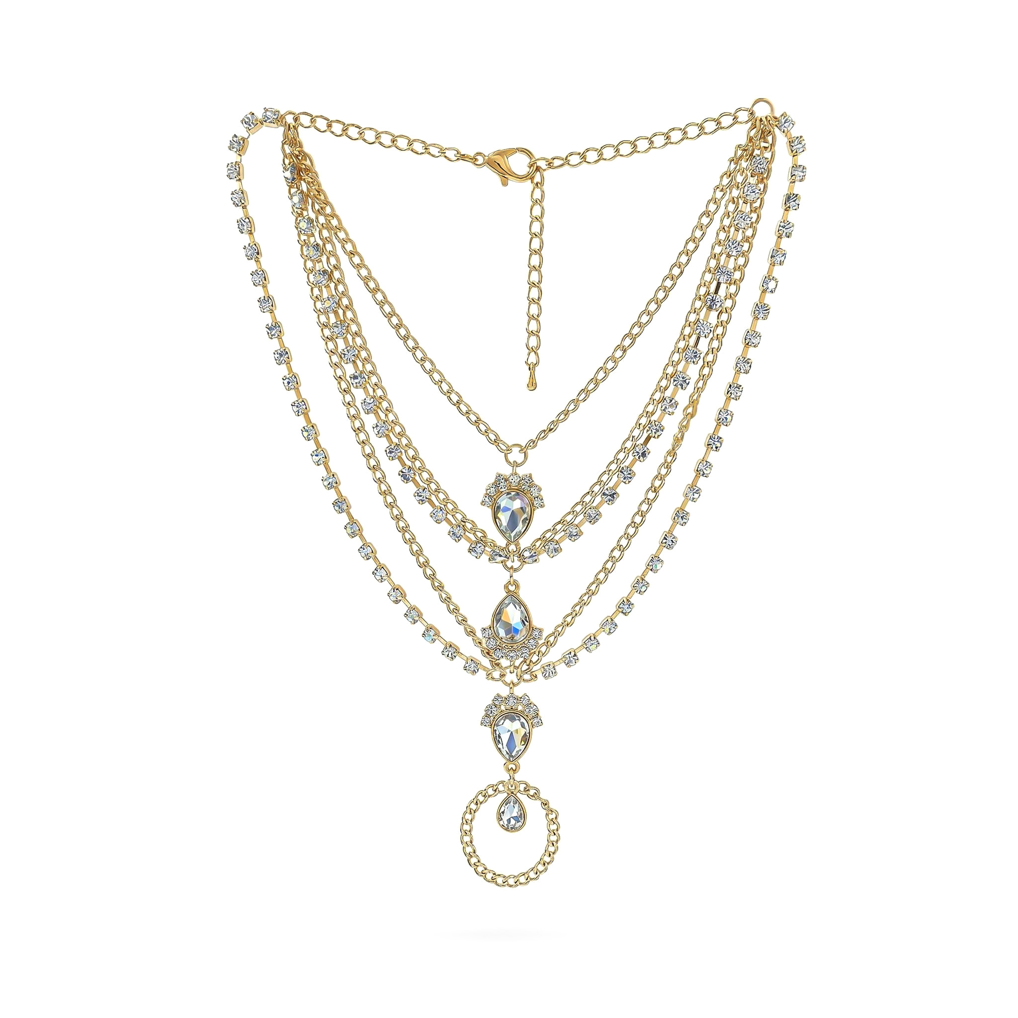 Boho Beach Crystal Anklet Bold Statement Style With Street Luxury - Image 5
