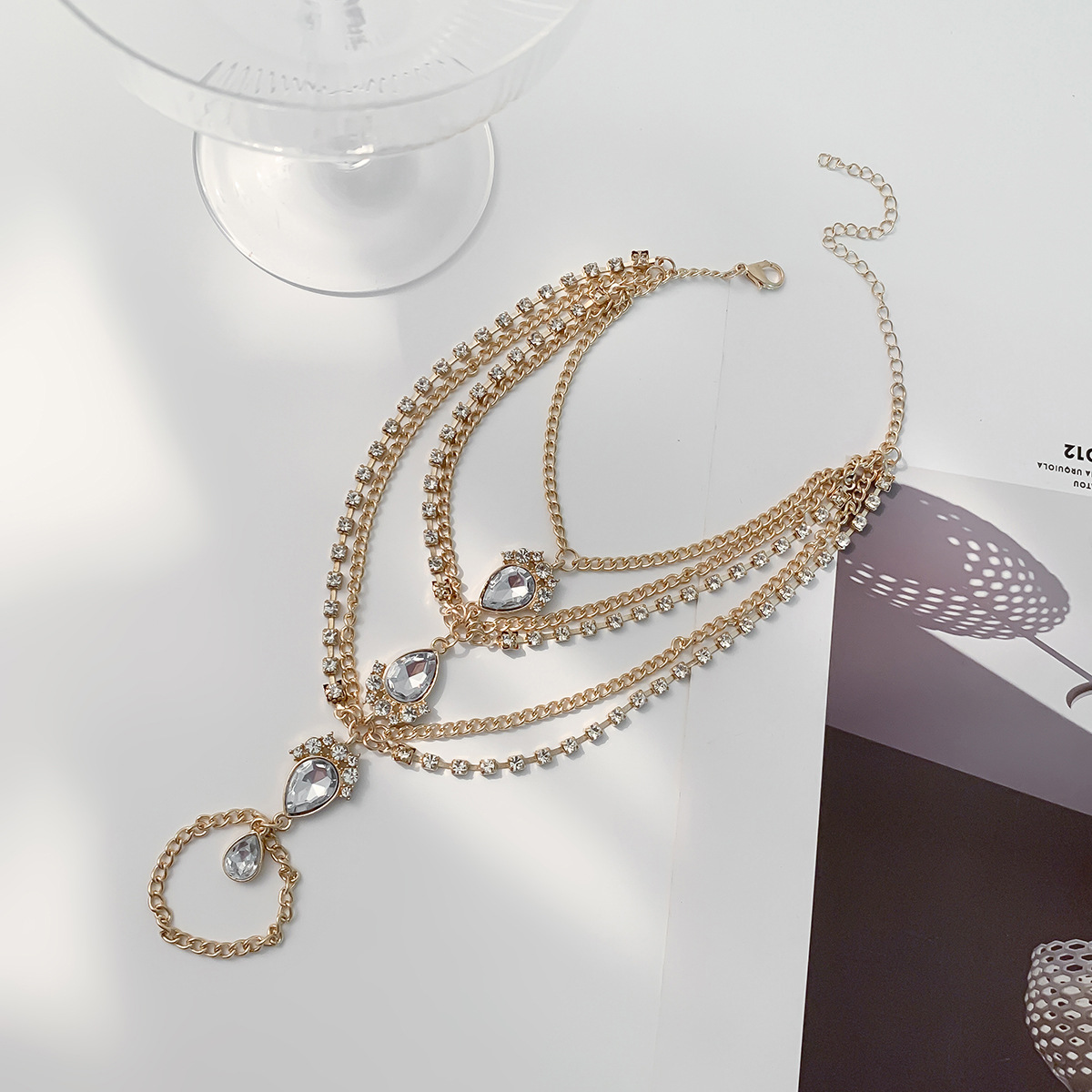 Boho Beach Crystal Anklet Bold Statement Style With Street Luxury - Image 10