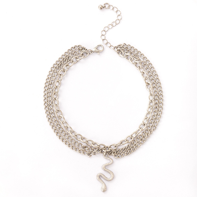 Snake Charm Layered Anklet Bold Statement Style With Street Luxury - Image 3