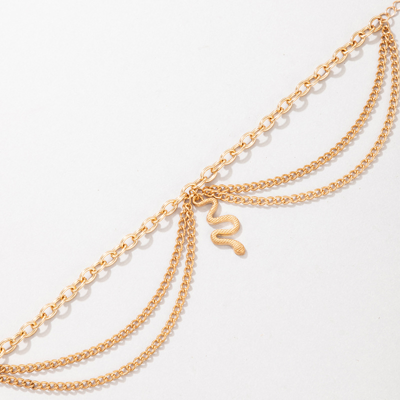 Snake Charm Layered Anklet Bold Statement Style With Street Luxury - Image 6