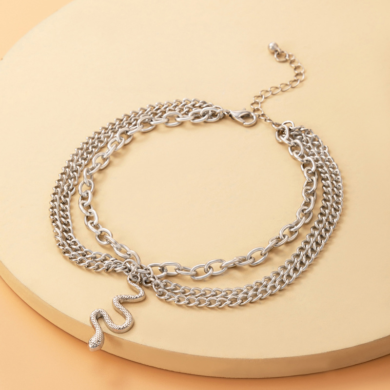 Snake Charm Layered Anklet Bold Statement Style With Street Luxury - Image 7