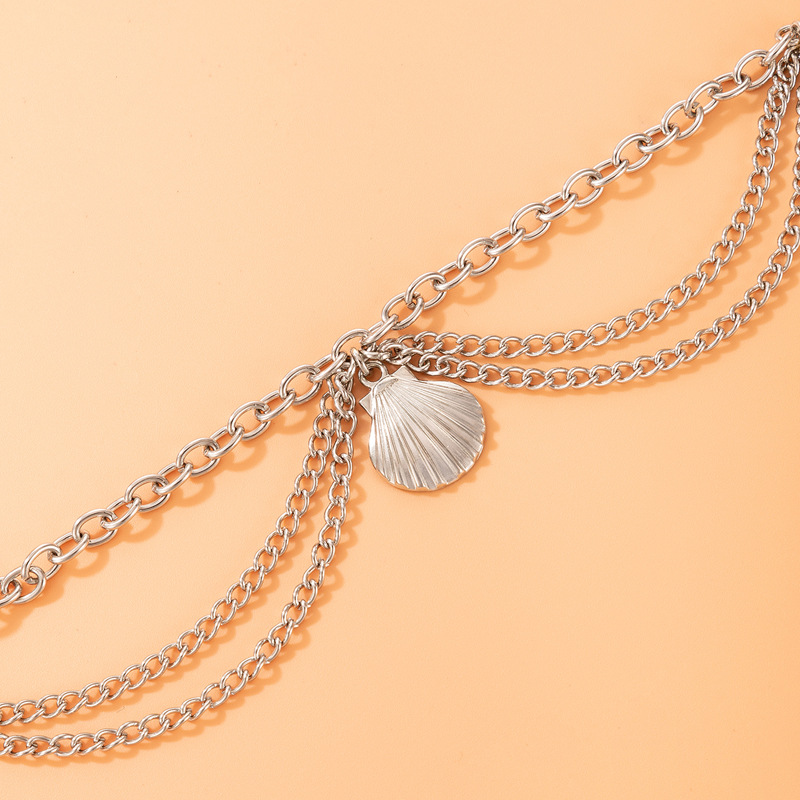 Shell Charm Layered Anklet Bold Statement Style With Street Luxury - Image 7