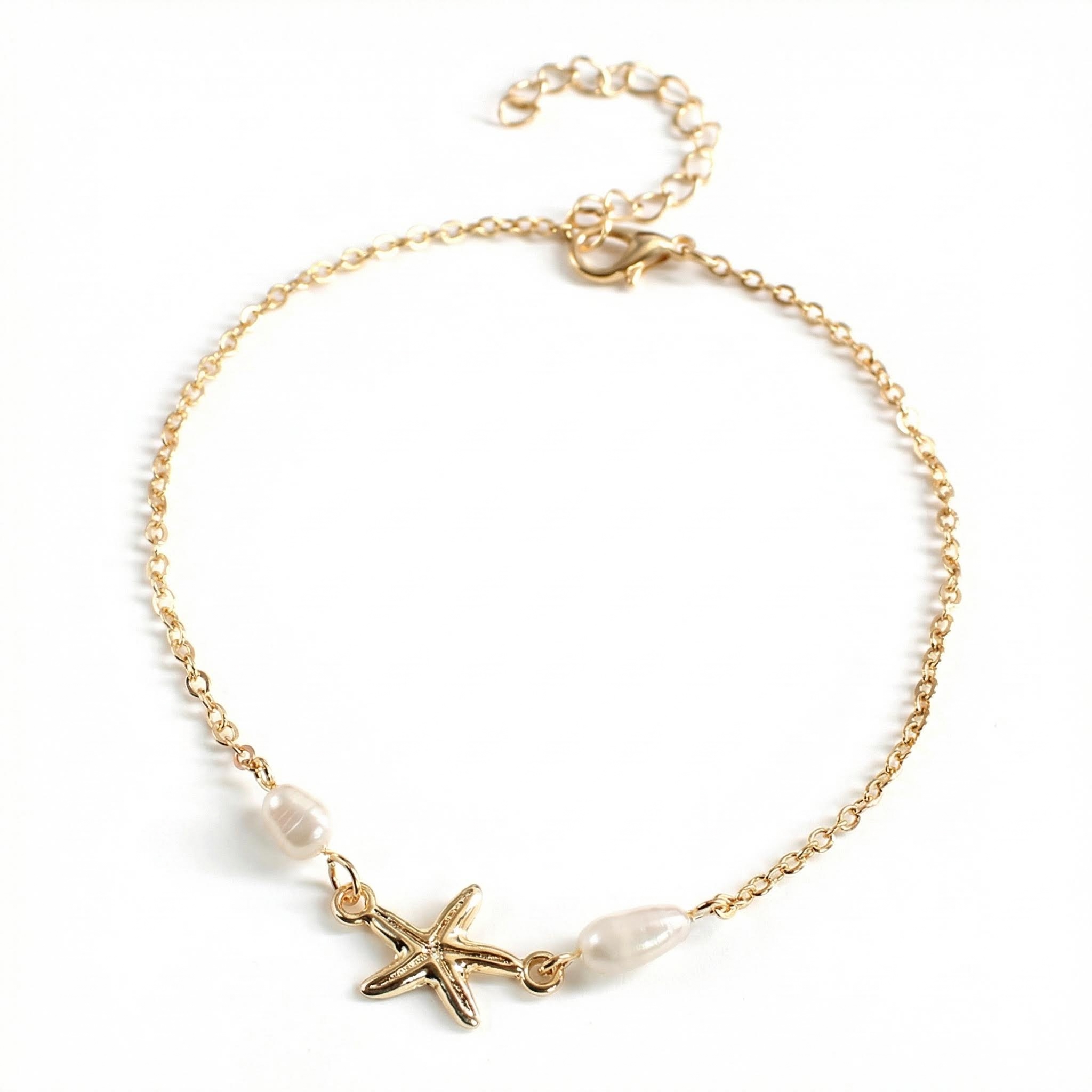 Starfish Pearl Anklet Bold Statement Style With Street Luxury
