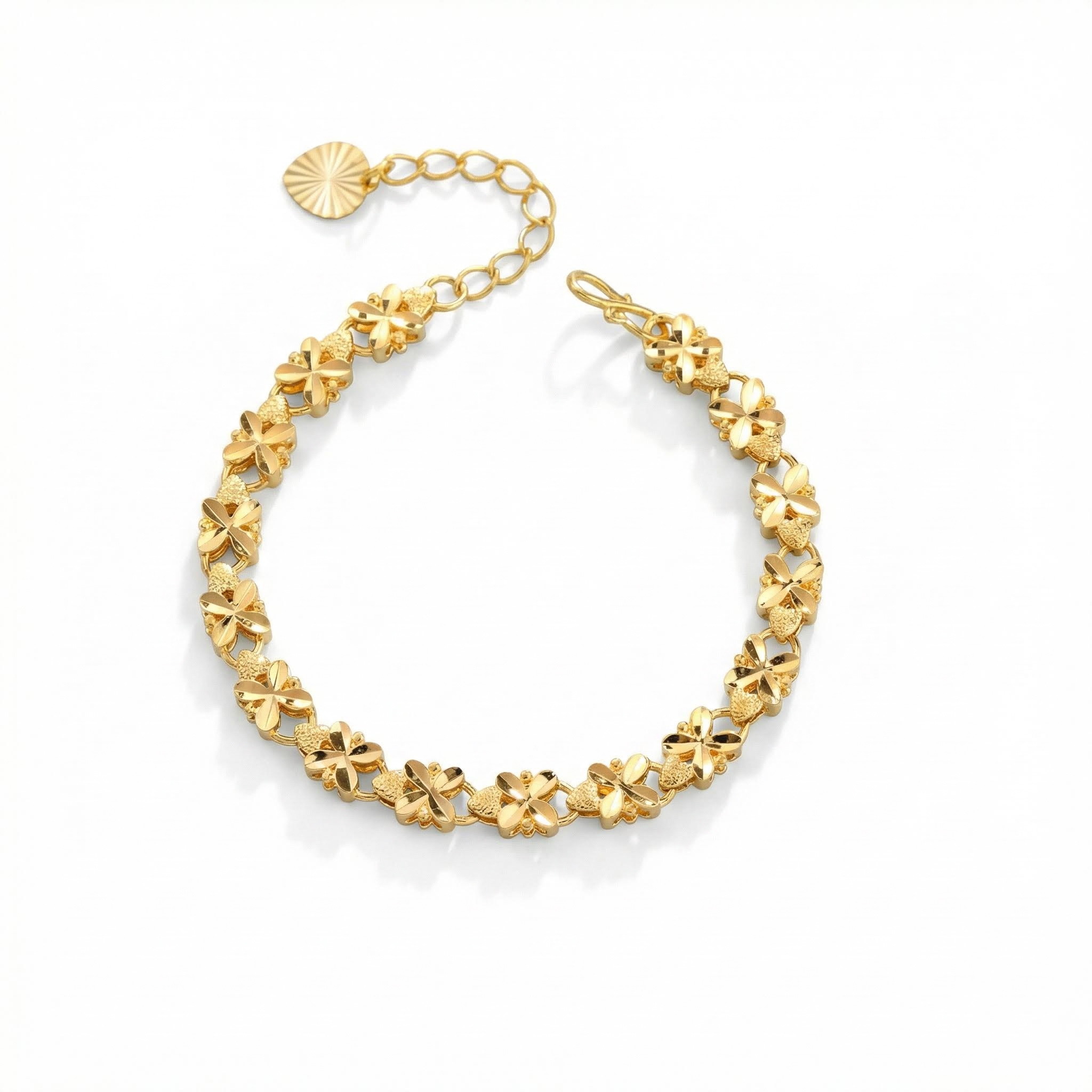 6mm Four-leaf Clover Bracelet In Gold Gold Shine With Street Luxury