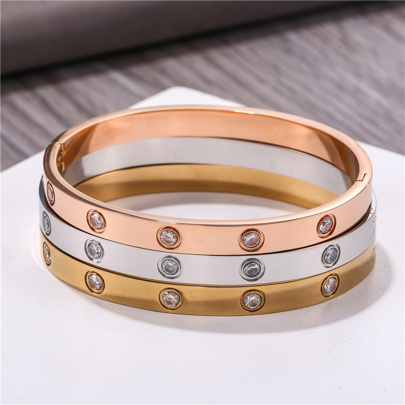 Classic Crystal Love Bangle Bold Statement Style With Street Luxury - Image 6