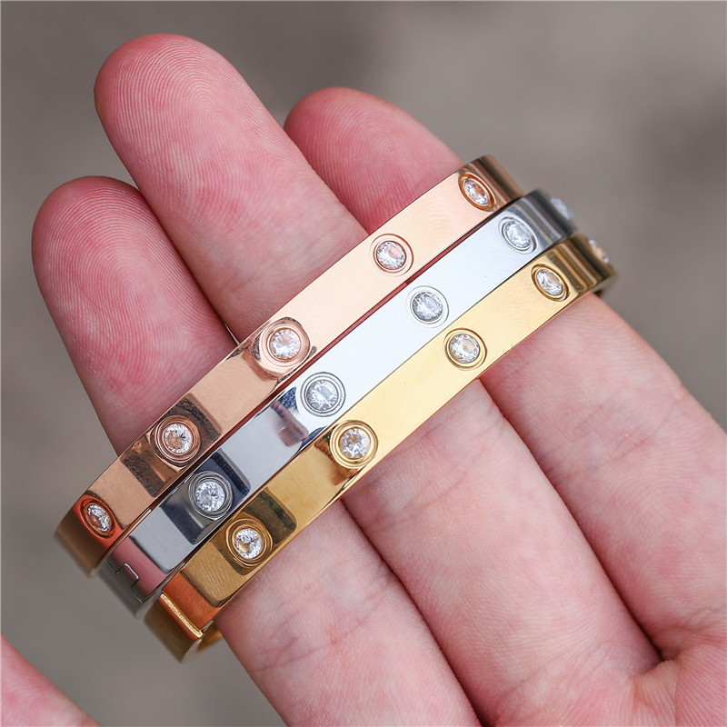 Classic Crystal Love Bangle Bold Statement Style With Street Luxury - Image 8