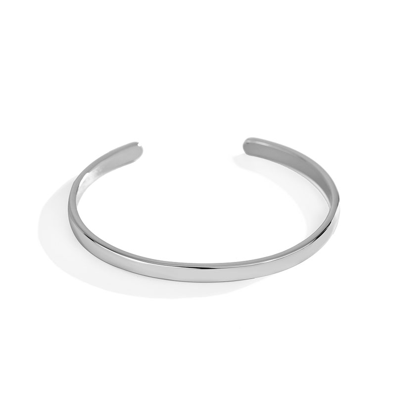Classic 4mm Cuff Bangle Bold Statement Style With Street Luxury - Image 3