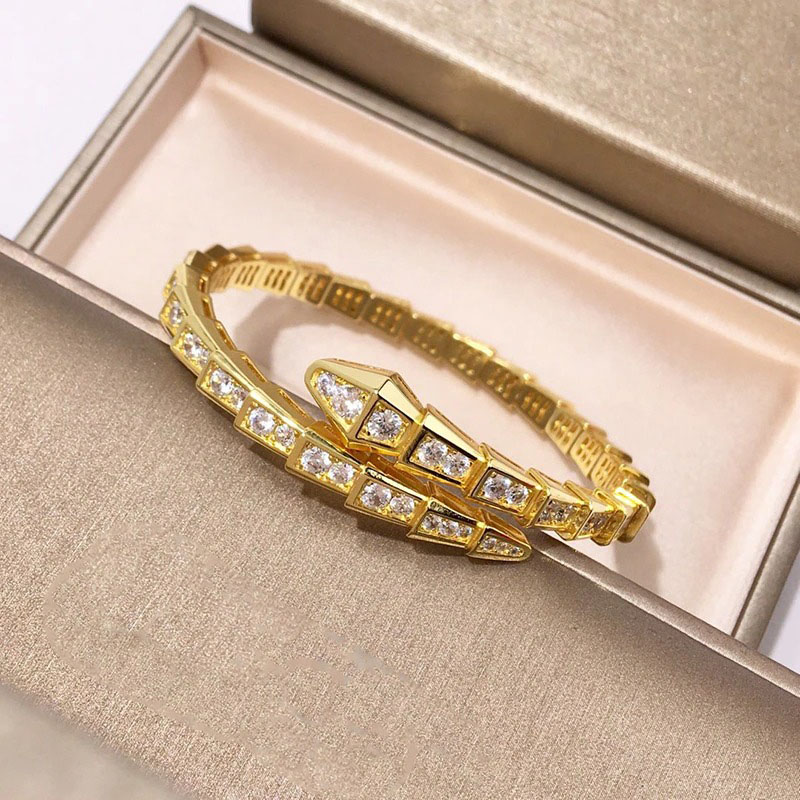 Iced Out Snake Bangle Bracelet With Street Luxury Shine - Image 3