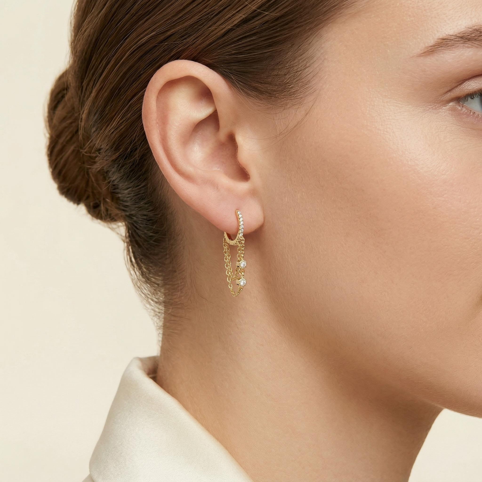 Sterling Silver Tassel Earrings Silver With Bold Statement Appeal - Image 3