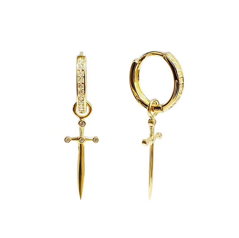 Sterling Silver Dagger Earrings Silver With Bold Statement Appeal