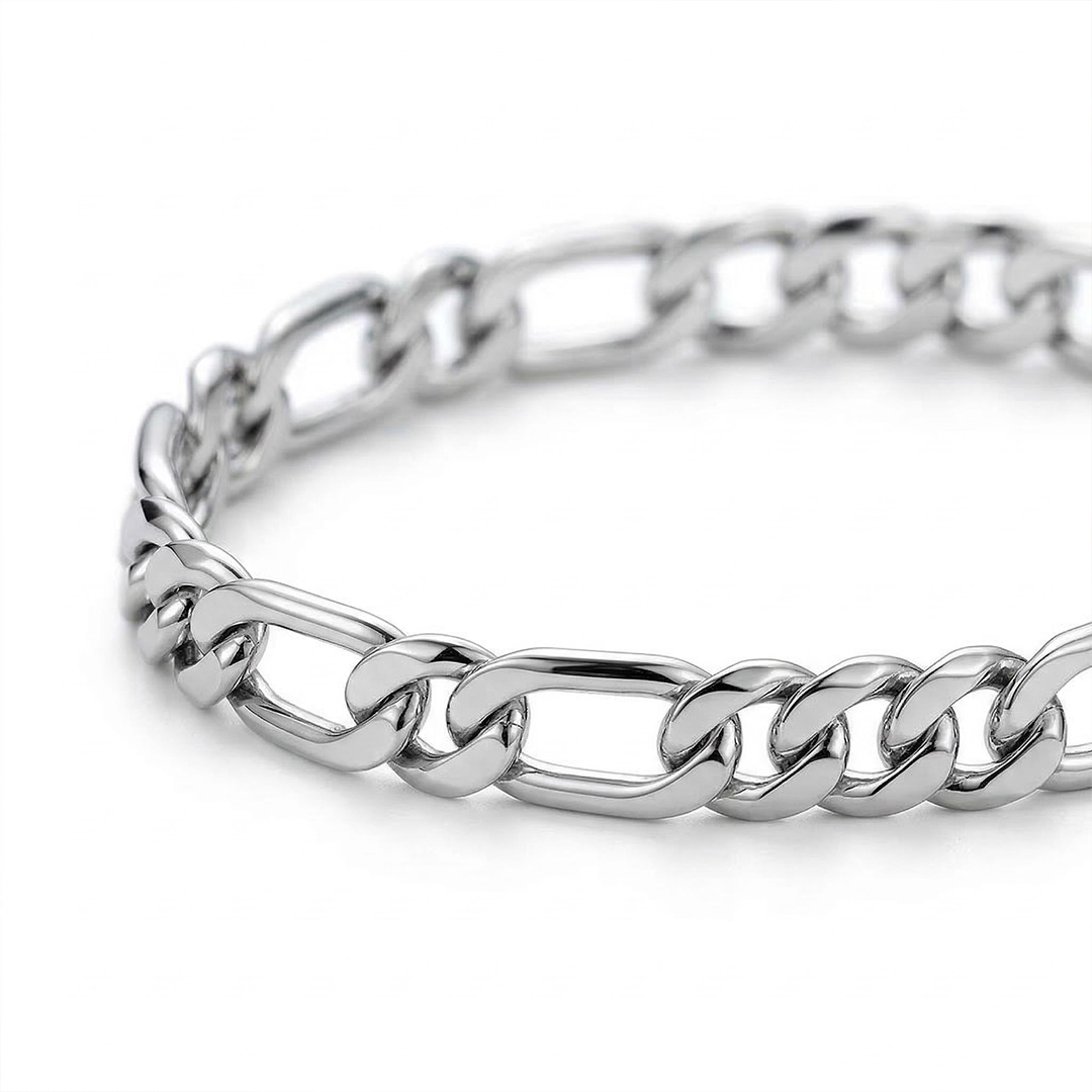 Women's 5mm Figaro Bracelet Bold Statement Style With Street Luxury - Image 4