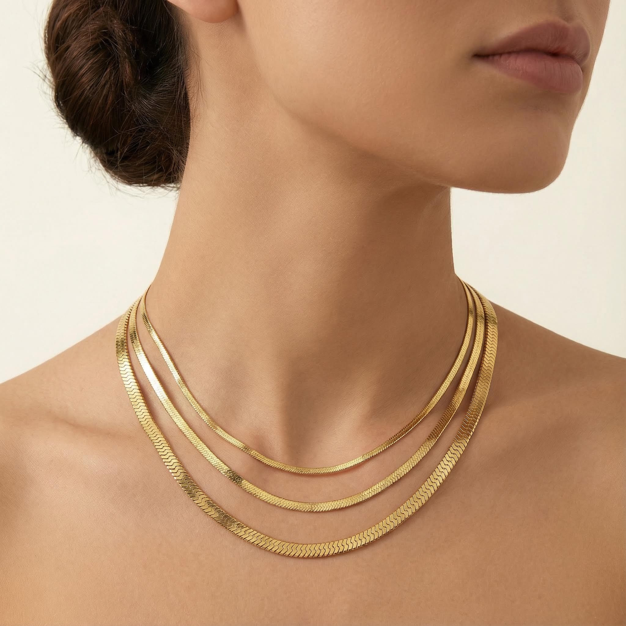 2mm/3mm/4mm/5mm Herringbone Chain Bold Statement Style With Street Luxury - Image 5