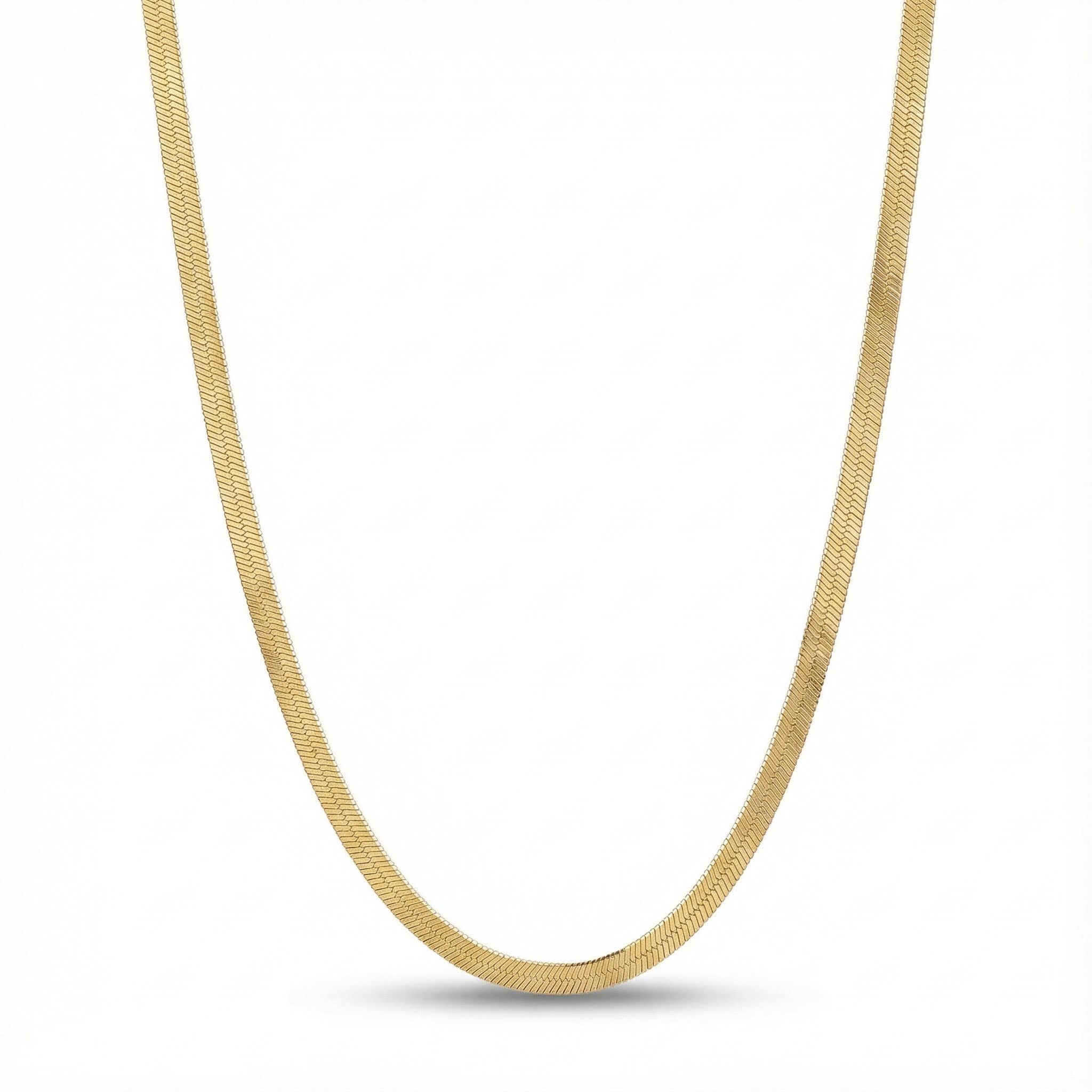 2mm/3mm/4mm/5mm Herringbone Chain Bold Statement Style With Street Luxury