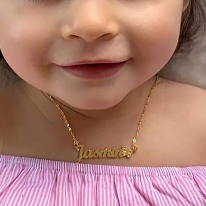 Personalized Butterfly Name Necklace Gold With Street Luxury Shine - Image 5