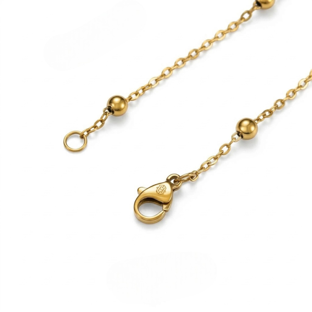 3mm Interval Beads Bracelet In Gold Built For Bold Statement Style - Image 5