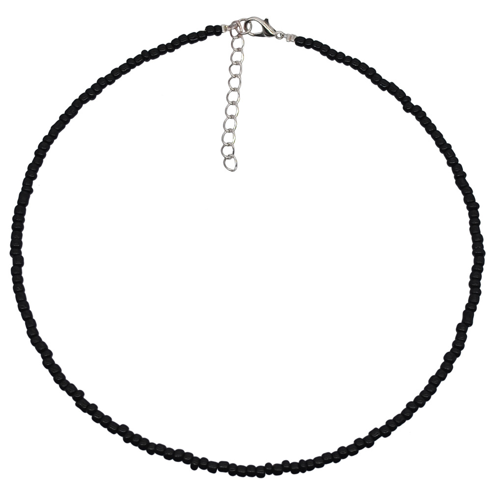 Multicolor String Beaded Handmade Choker Silver With Street Luxury Shine - Image 8