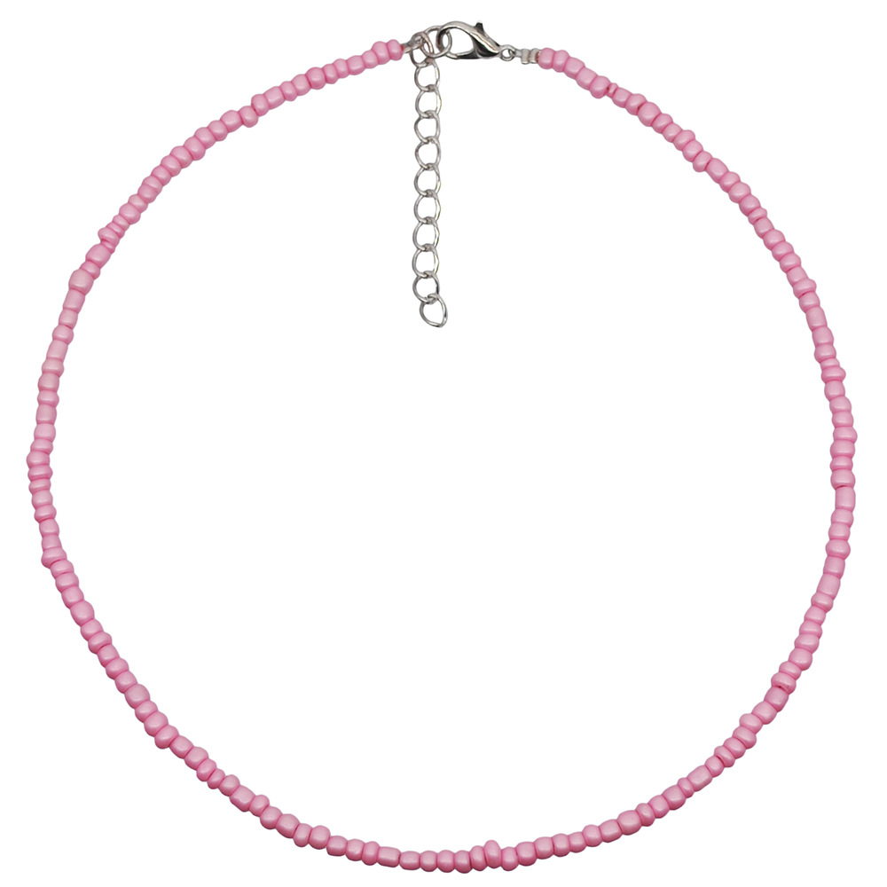 Multicolor String Beaded Handmade Choker Silver With Street Luxury Shine - Image 9