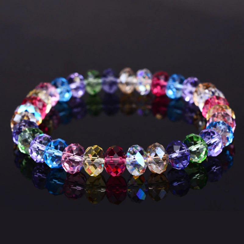 Multicolor Crystal Beaded Bracelet Bold Statement Style With Street Luxury - Image 4
