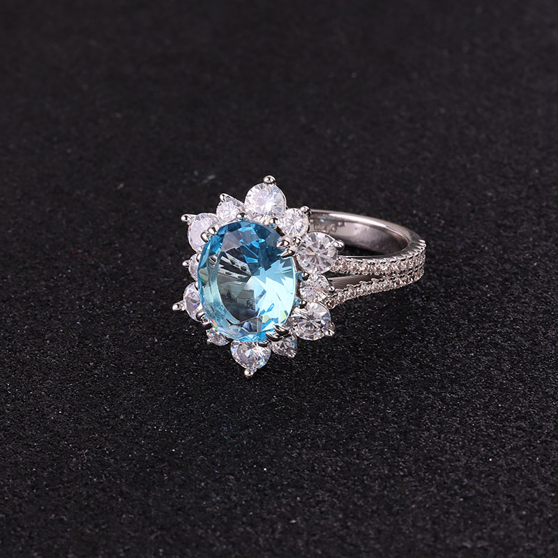 2.5ct Stunningly Gorgeous Oval Cut Ring Gold With Street Luxury Shine - Image 5