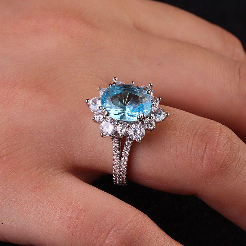 2.5ct Stunningly Gorgeous Oval Cut Ring Gold With Street Luxury Shine - Image 7