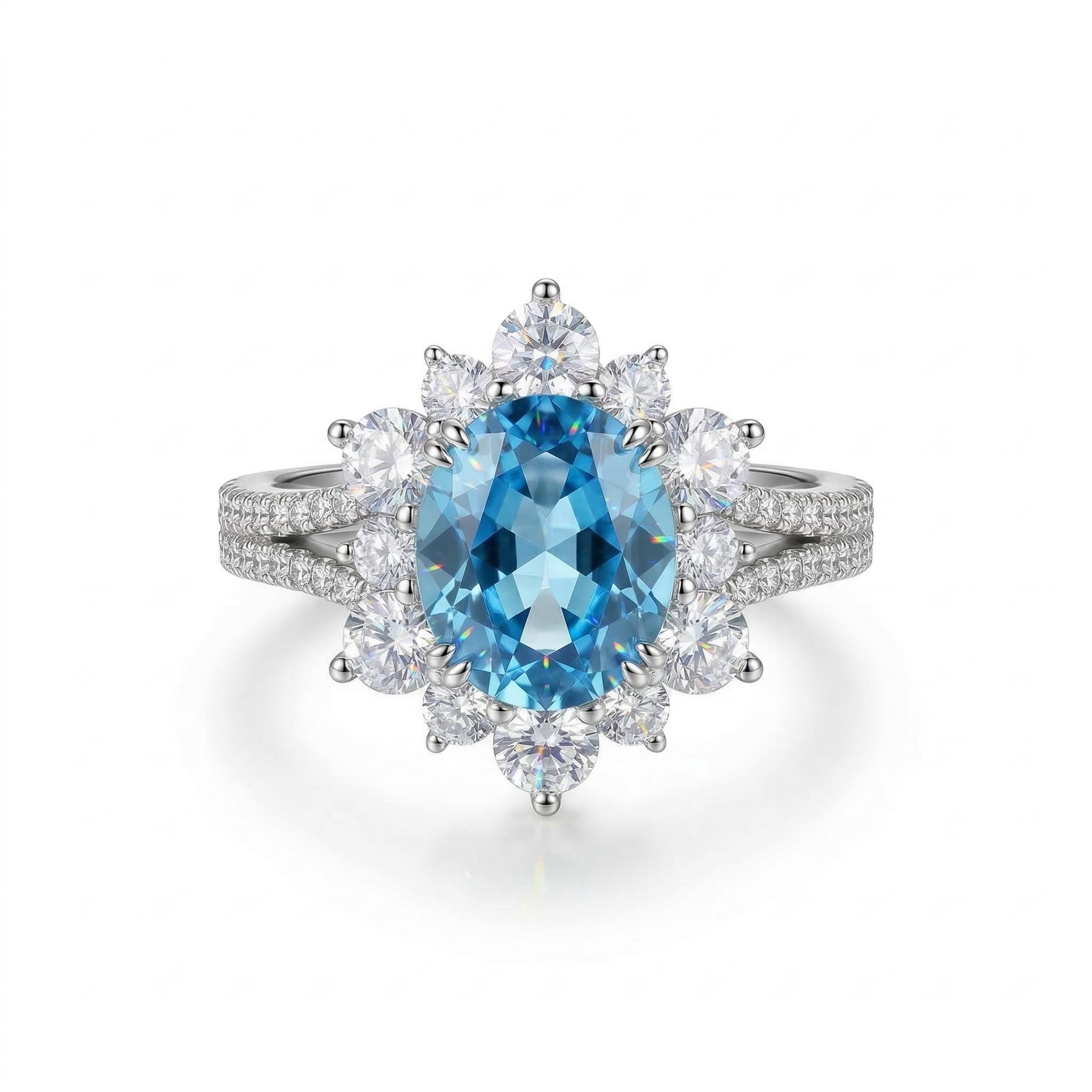 2.5ct Stunningly Gorgeous Oval Cut Ring Gold With Street Luxury Shine