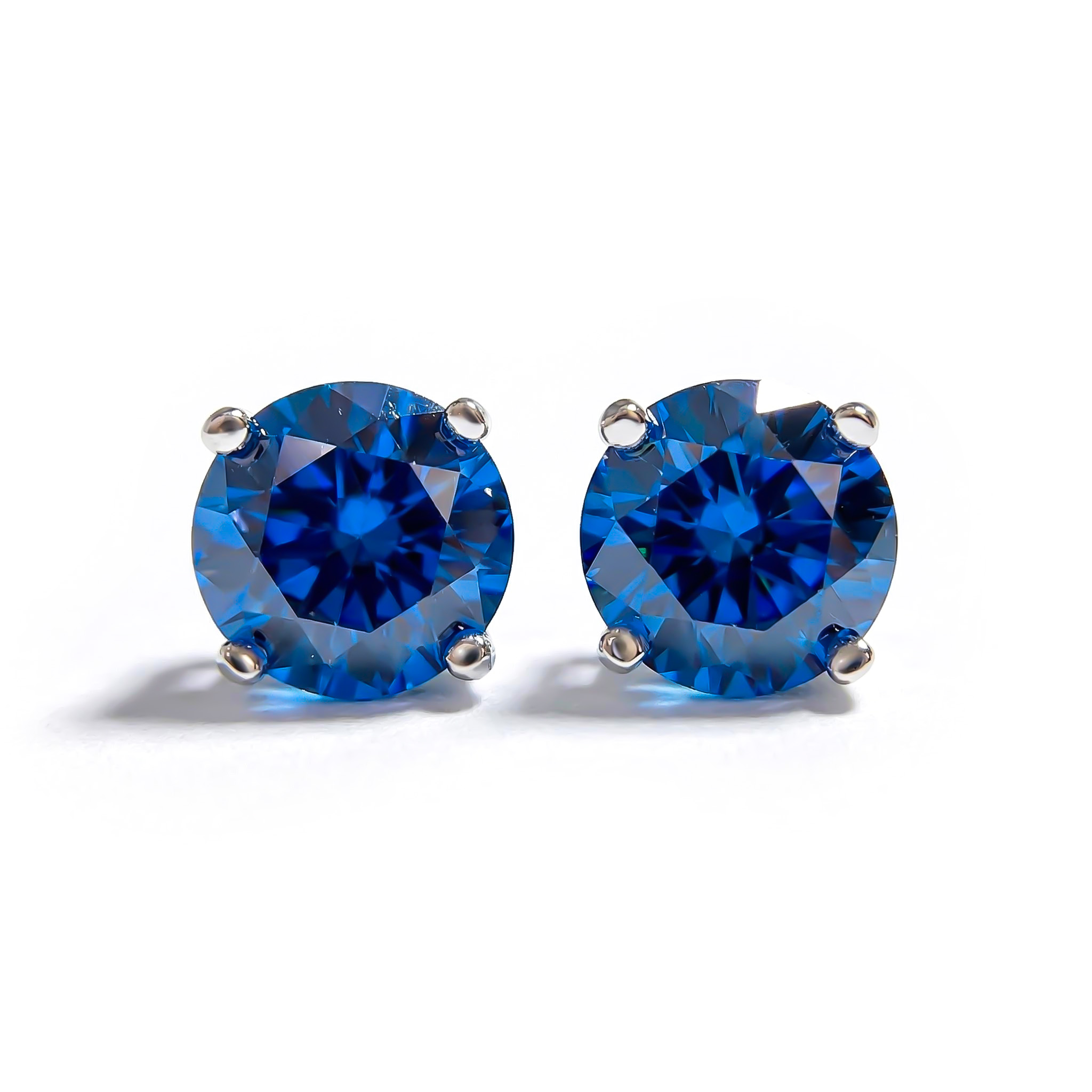 1 Ct Round Cut Stud Earrings Bold Statement Style With Street Luxury