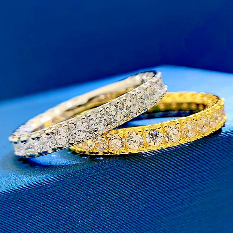 Round Cut Hollow Heart Wedding Band Ring With Bold Statement Appeal - Image 5
