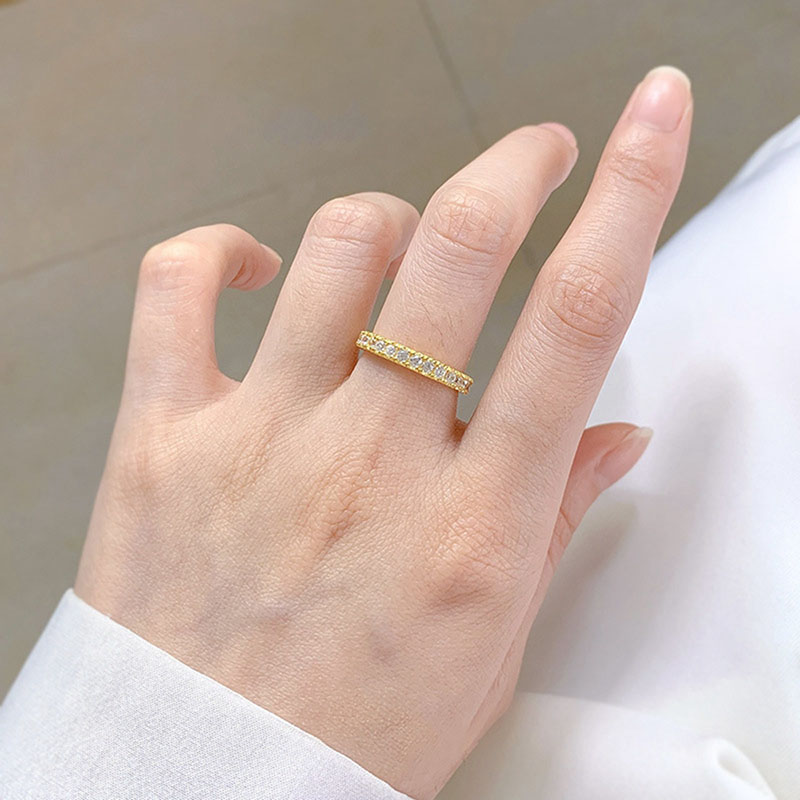 Round Cut Hollow Heart Wedding Band Ring With Bold Statement Appeal - Image 7