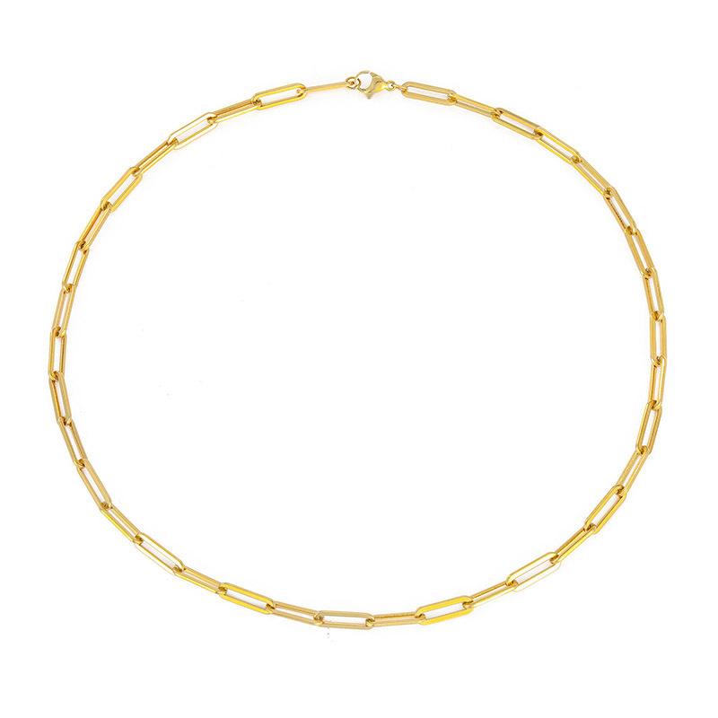 Paperclip Rolo Chain Bold Statement Style With Street Luxury