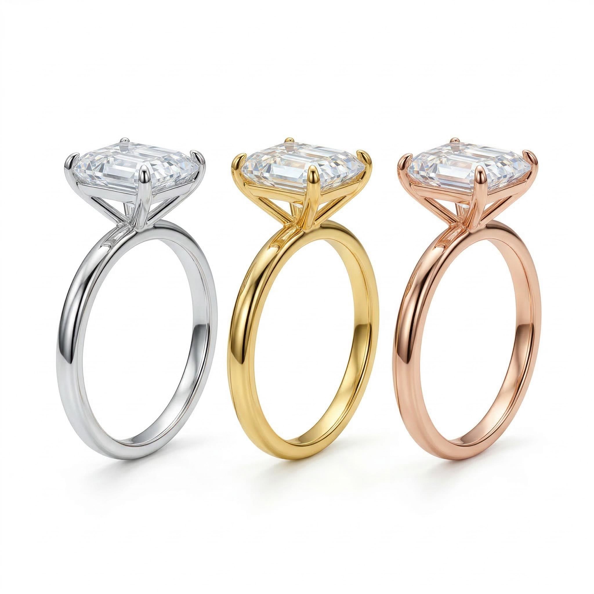 Emerald Cut Engagement Band Bold Statement Style With Street Luxury - Image 6