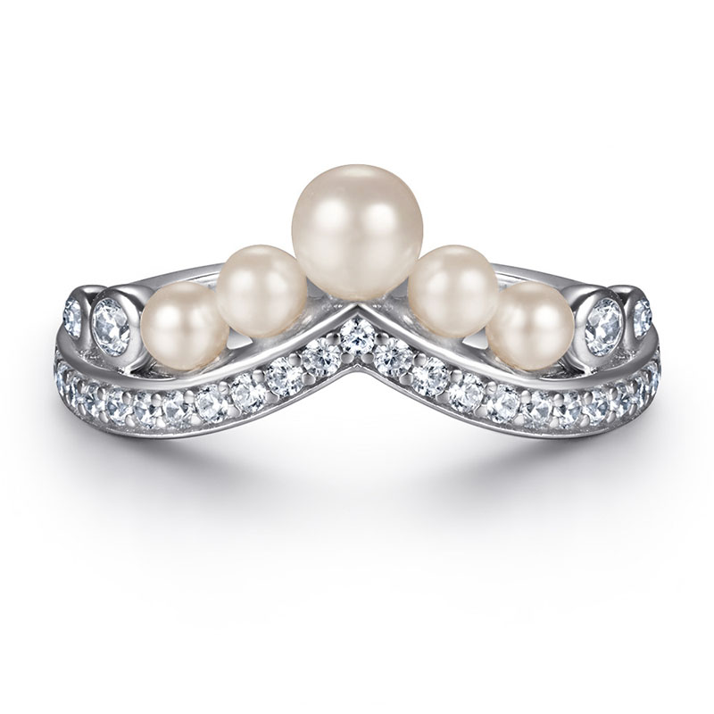 Pearl Crown Ring Set Bold Statement Style With Street Luxury - Image 10